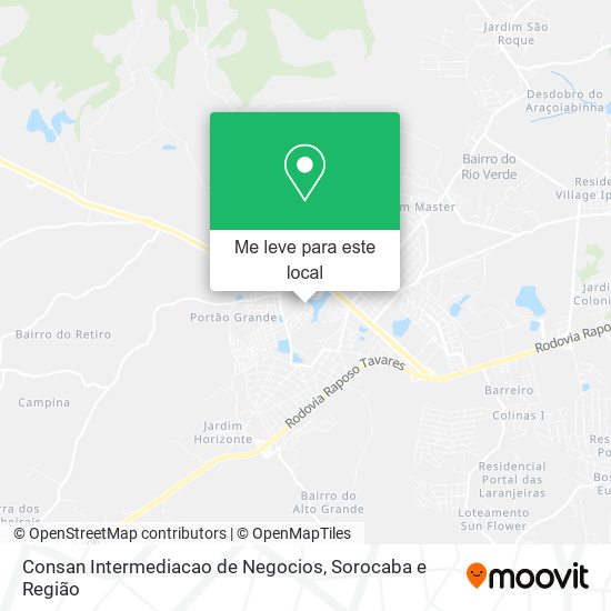 Consan Intermediacao de Negocios mapa