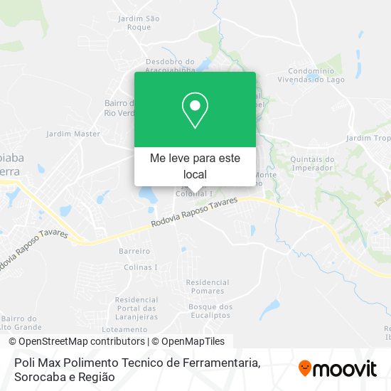 Poli Max Polimento Tecnico de Ferramentaria mapa