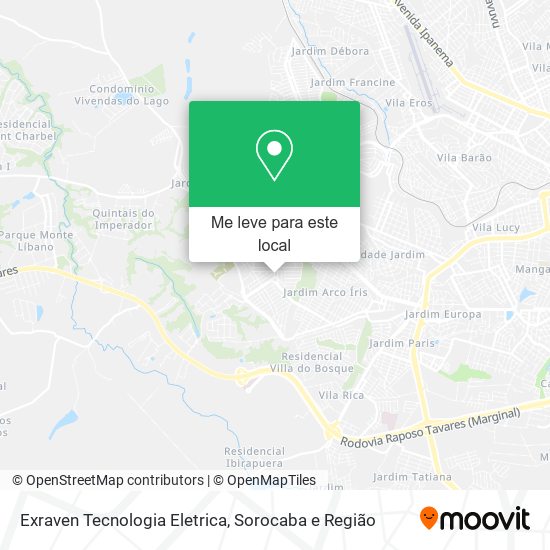 Exraven Tecnologia Eletrica mapa