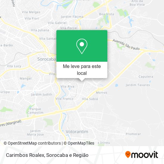 Carimbos Roalex mapa