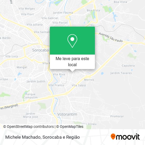 Michele Machado mapa