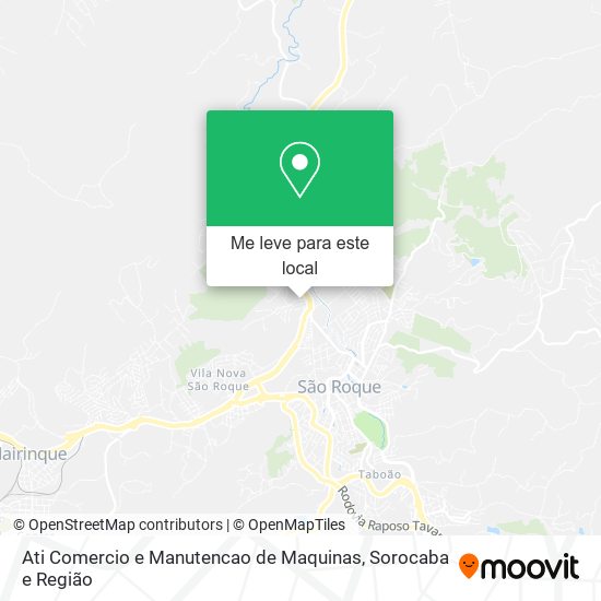 Ati Comercio e Manutencao de Maquinas mapa