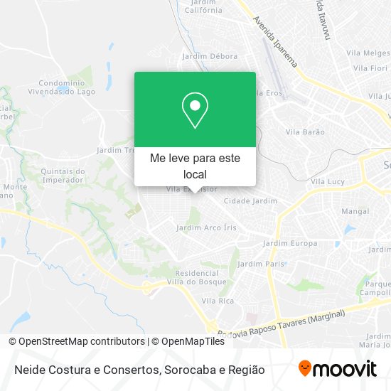 Neide Costura e Consertos mapa