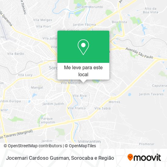 Jocemari Cardoso Gusman mapa