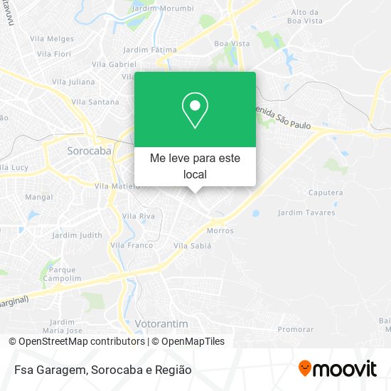 Fsa Garagem mapa