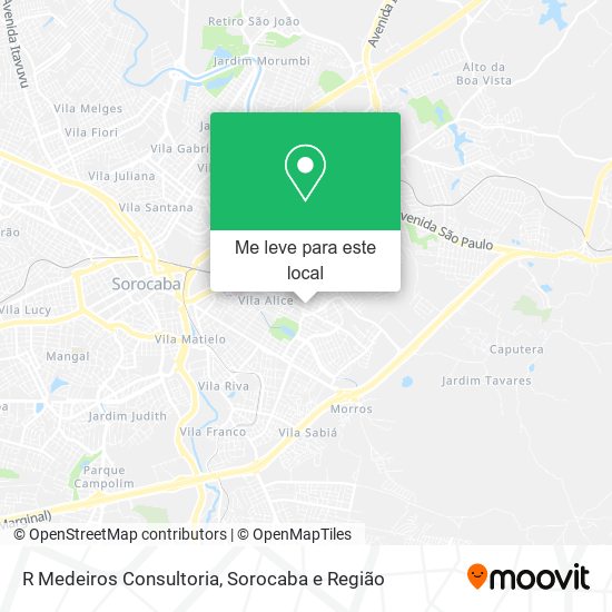 R Medeiros Consultoria mapa