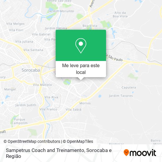 Sampetrus Coach and Treinamento mapa