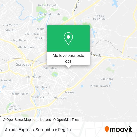 Arruda Express mapa