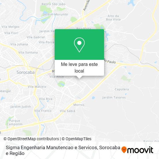 Sigma Engenharia Manutencao e Servicos mapa