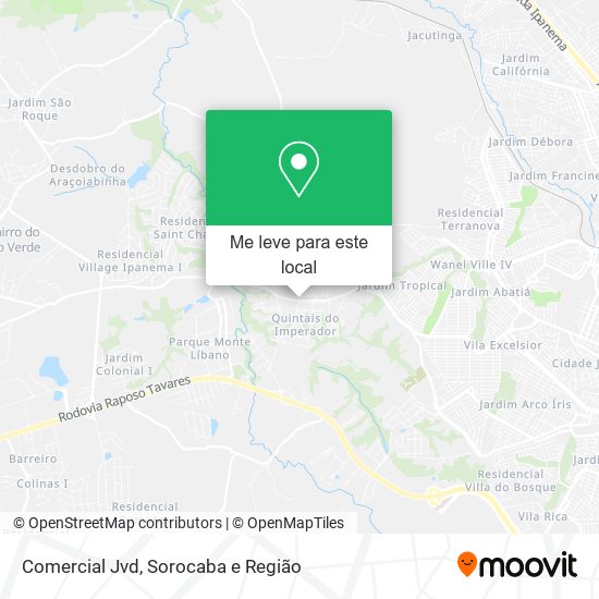 Comercial Jvd mapa