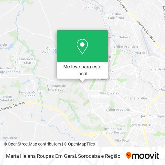 Maria Helena Roupas Em Geral mapa