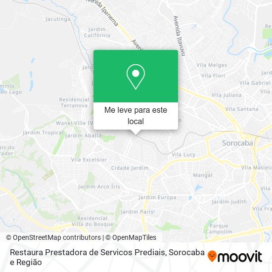 Restaura Prestadora de Servicos Prediais mapa