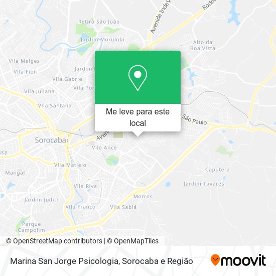 Marina San Jorge Psicologia mapa