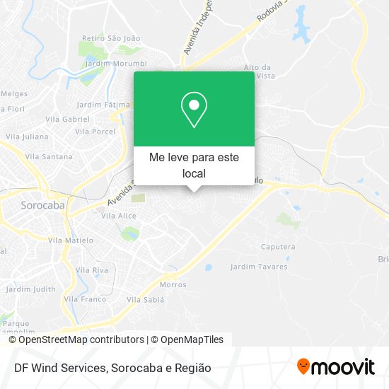 DF Wind Services mapa