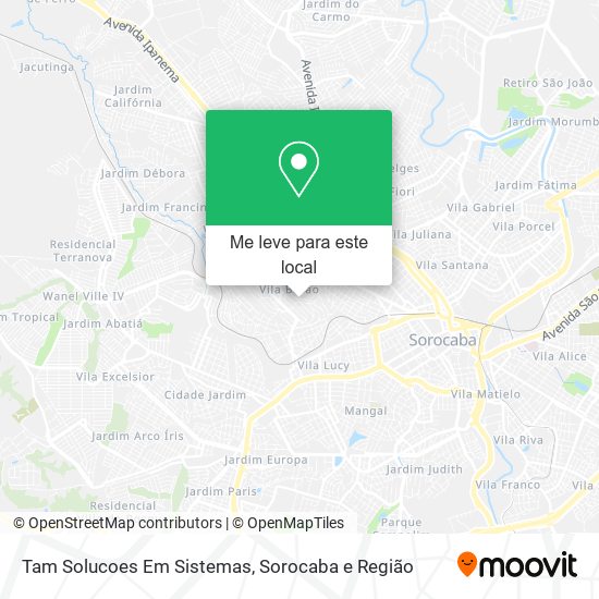 Tam Solucoes Em Sistemas mapa