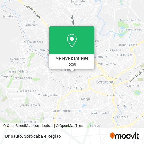 Brisauto mapa