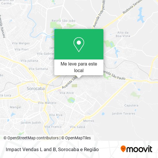 Impact Vendas L and B mapa