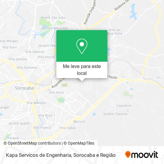 Kapa Servicos de Engenharia mapa