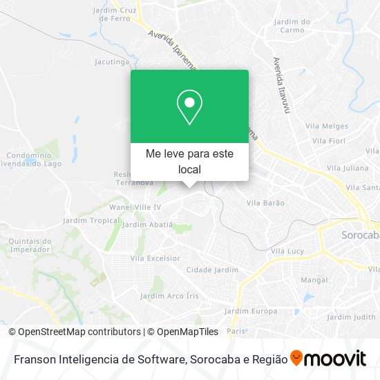 Franson Inteligencia de Software mapa