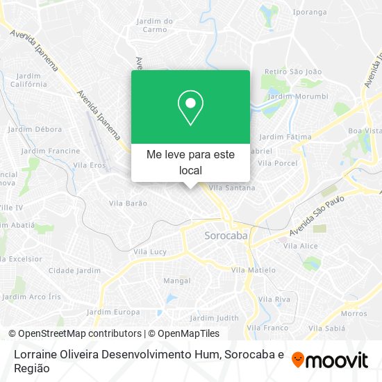 Lorraine Oliveira Desenvolvimento Hum mapa