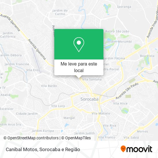 Canibal Motos mapa