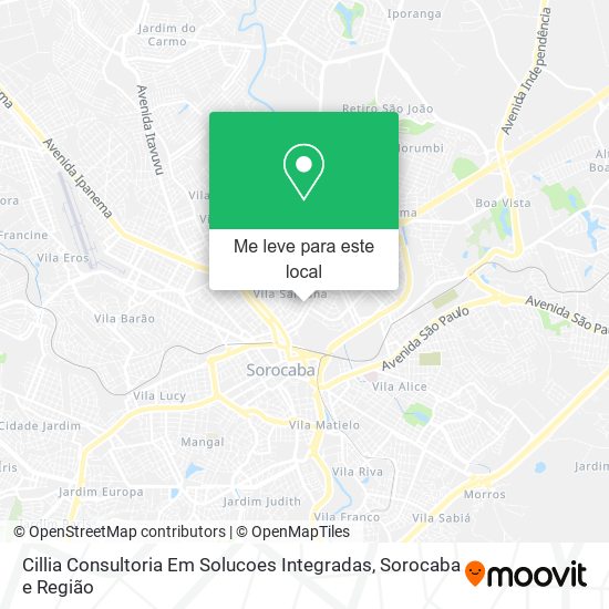 Cillia Consultoria Em Solucoes Integradas mapa