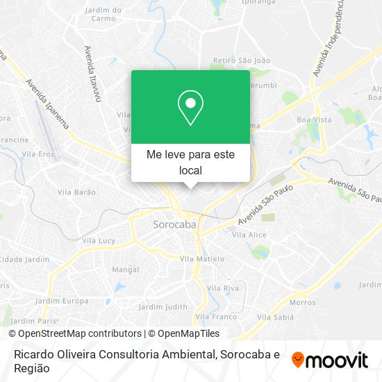 Ricardo Oliveira Consultoria Ambiental mapa