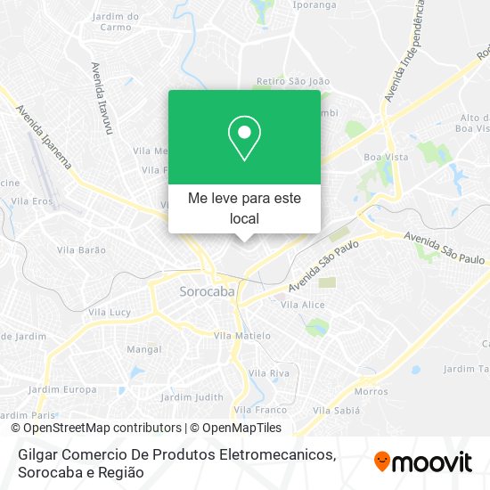 Gilgar Comercio De Produtos Eletromecanicos mapa