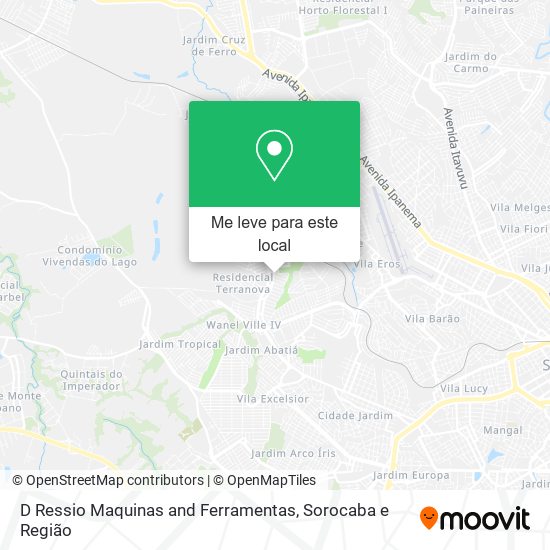 D Ressio Maquinas and Ferramentas mapa