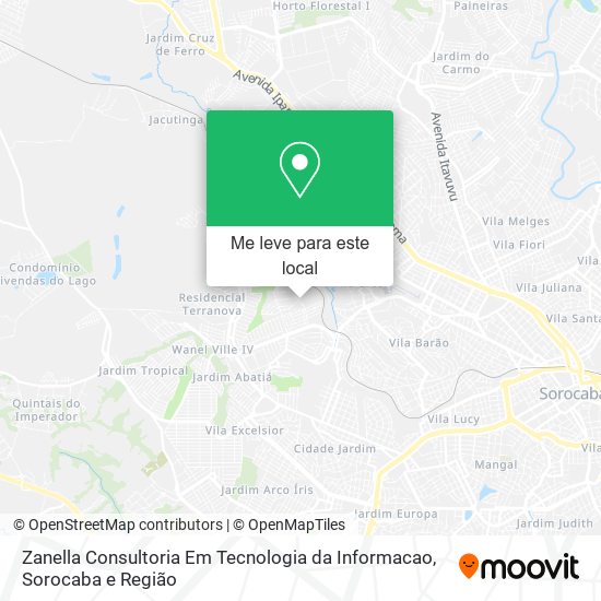 Zanella Consultoria Em Tecnologia da Informacao mapa