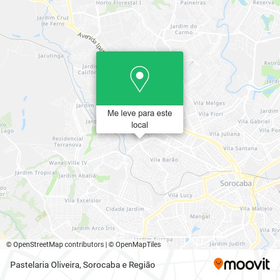 Pastelaria Oliveira mapa