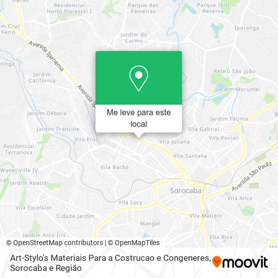 Art-Stylo's Materiais Para a Costrucao e Congeneres mapa