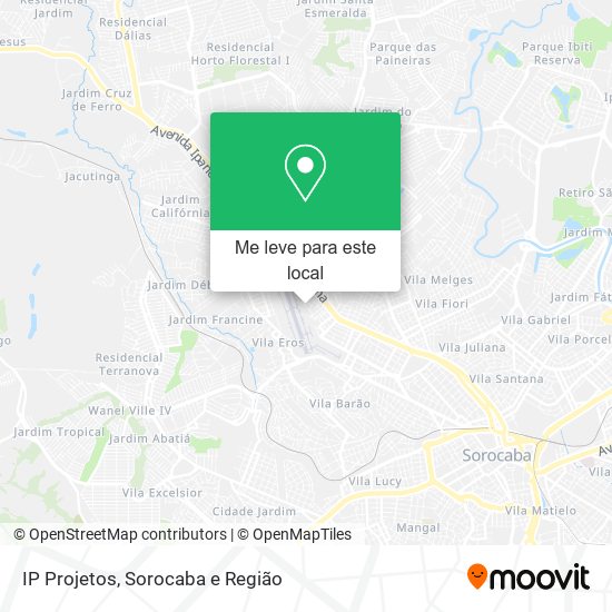 IP Projetos mapa