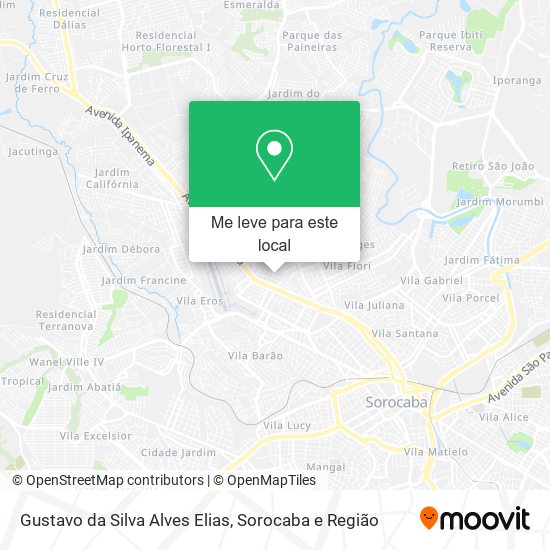 Gustavo da Silva Alves Elias mapa