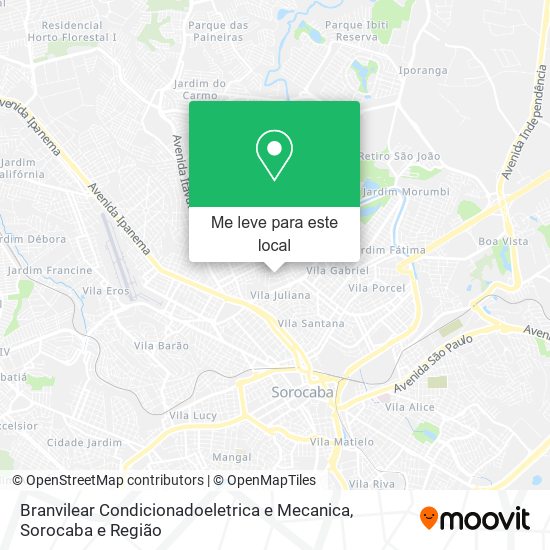 Branvilear Condicionadoeletrica e Mecanica mapa