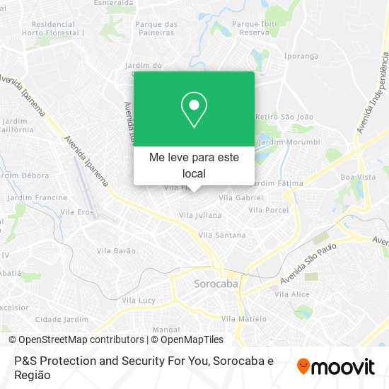 P&S Protection and Security For You mapa