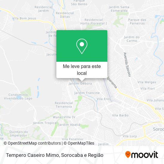 Tempero Caseiro Mimo mapa