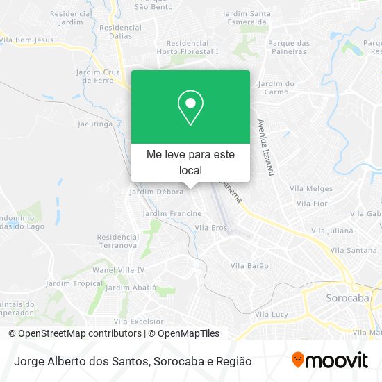 Jorge Alberto dos Santos mapa