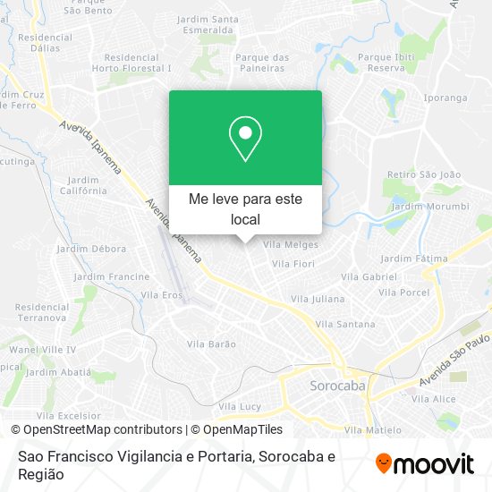 Sao Francisco Vigilancia e Portaria mapa