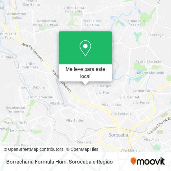 Borracharia Formula Hum mapa