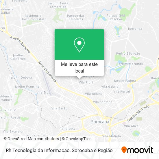 Rh Tecnologia da Informacao mapa