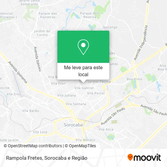 Rampola Fretes mapa