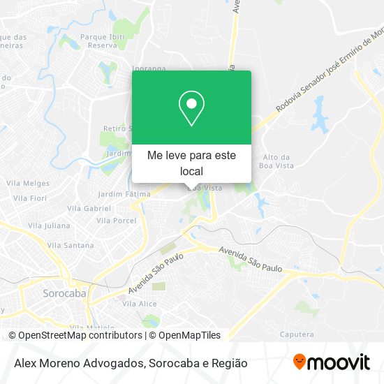 Alex Moreno Advogados mapa