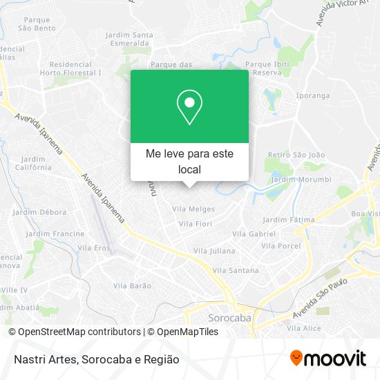 Nastri Artes mapa