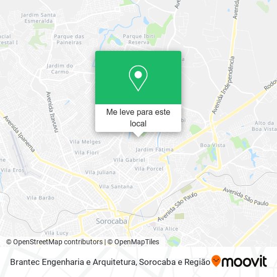 Brantec Engenharia e Arquitetura mapa