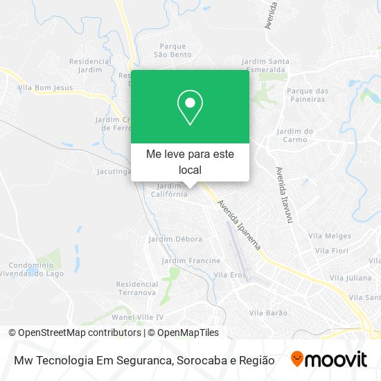 Mw Tecnologia Em Seguranca mapa