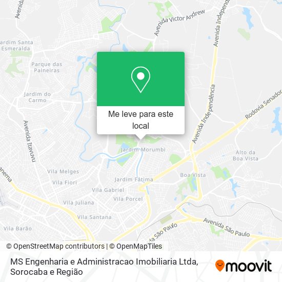 MS Engenharia e Administracao Imobiliaria Ltda mapa