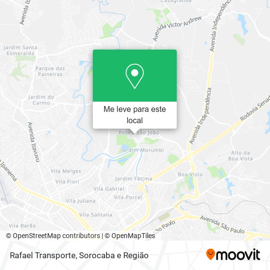 Rafael Transporte mapa