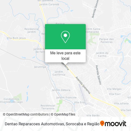 Dentao Reparacoes Automotivas mapa