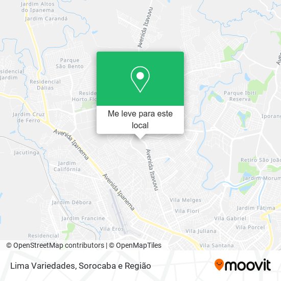 Lima Variedades mapa